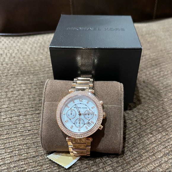 Michael Kors Rose Gold-Tone Watch